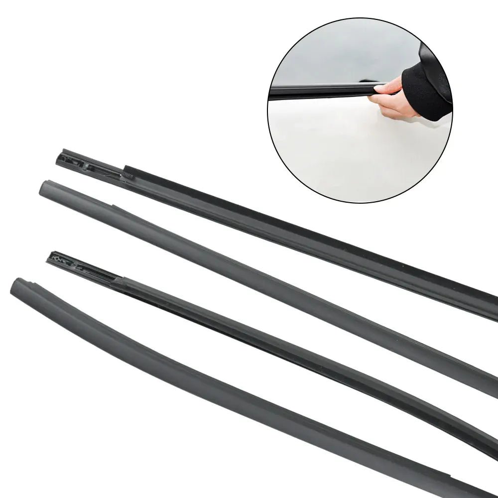 Outer Door Window Rubber Seals for Ford Ranger 2019-2023