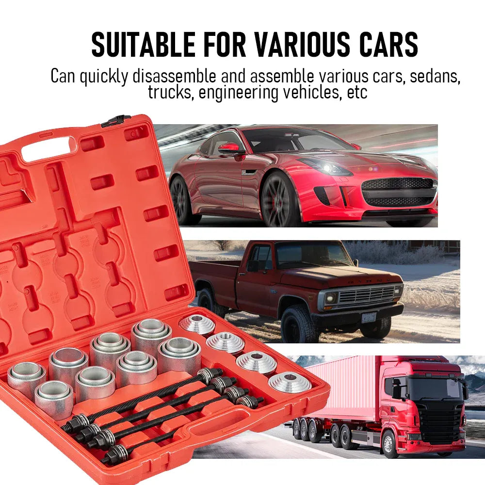 30-Piece Press & Pull Sleeve Kit for Bush and Bearing Removal