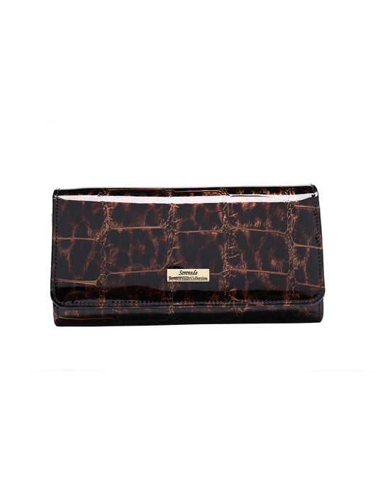 Leopard Large Leather RFID Wallet (WH701)