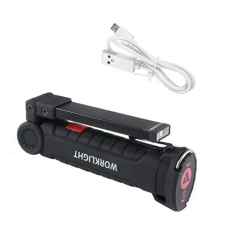 USB Rechargeable LED Work Light Torch Flashlight