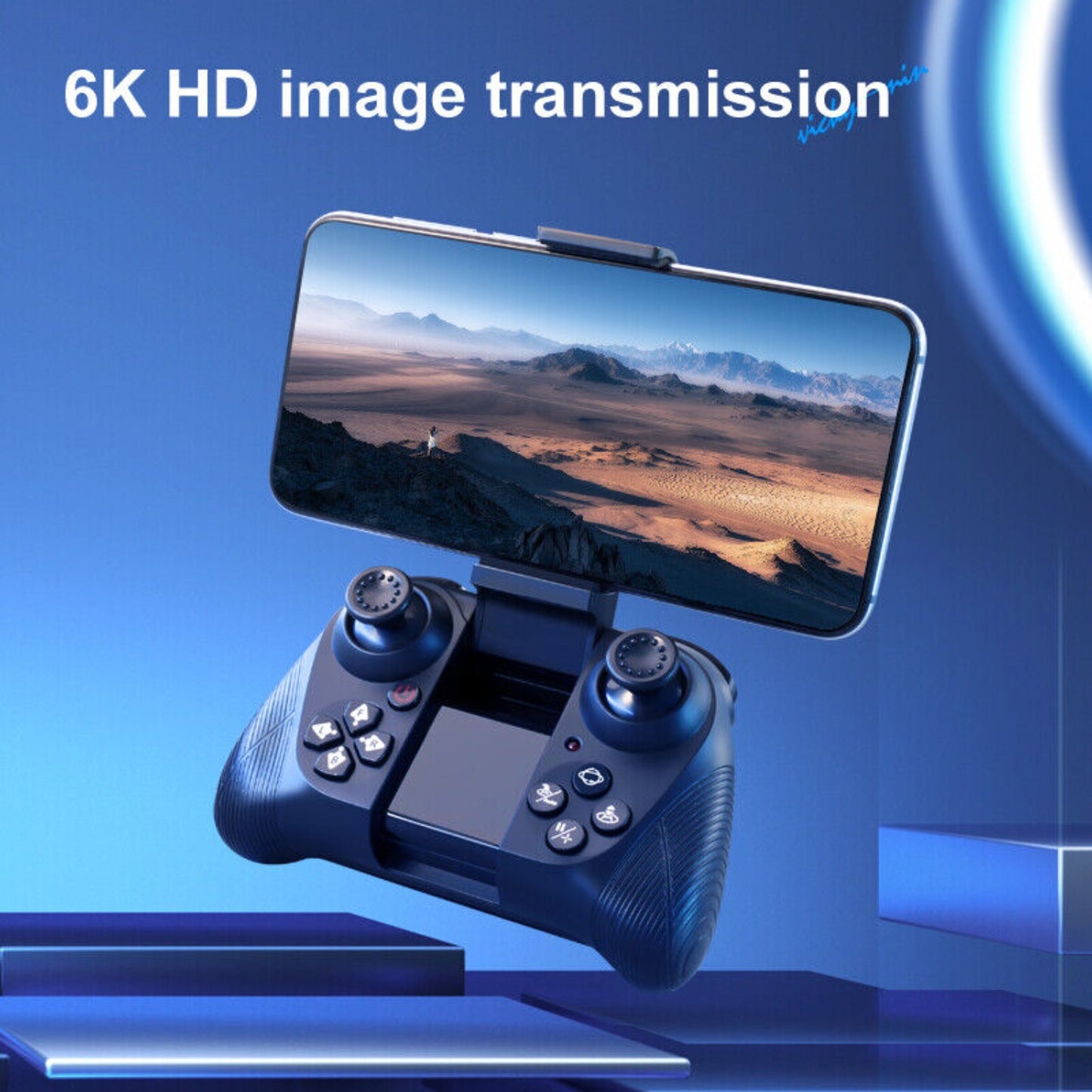 Drone with 6K HD Dual Camera WiFi FPV Camera Drone ,2 Battery.