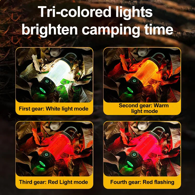 Multi Functional LED Camping Light Rechargeable Waterproof Travel Light